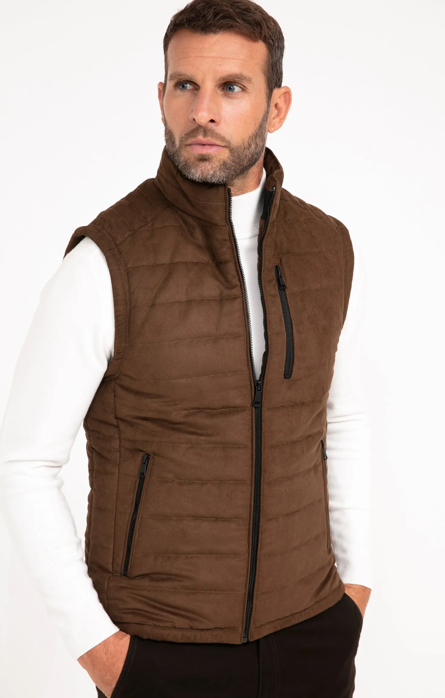 Blouson sans manches DD SUEDE -