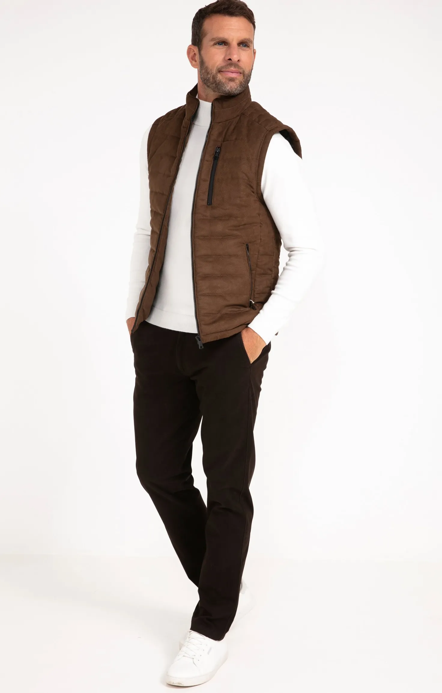 Blouson sans manches DD SUEDE -