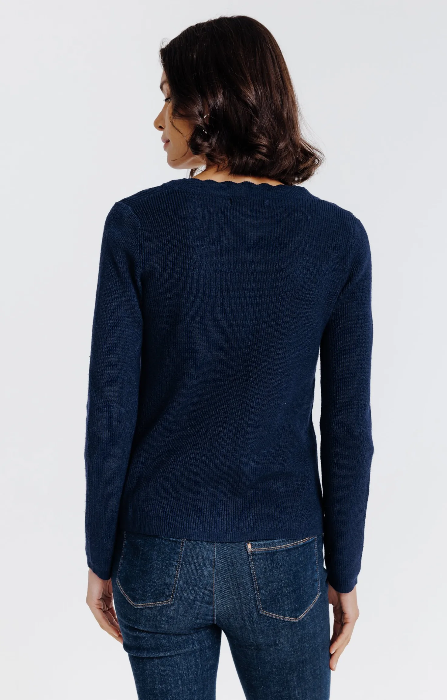 Cardigan col V -