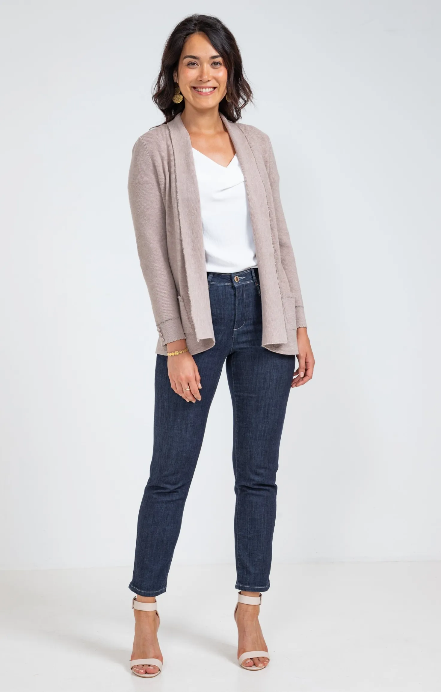 Cardigan côte anglaise -