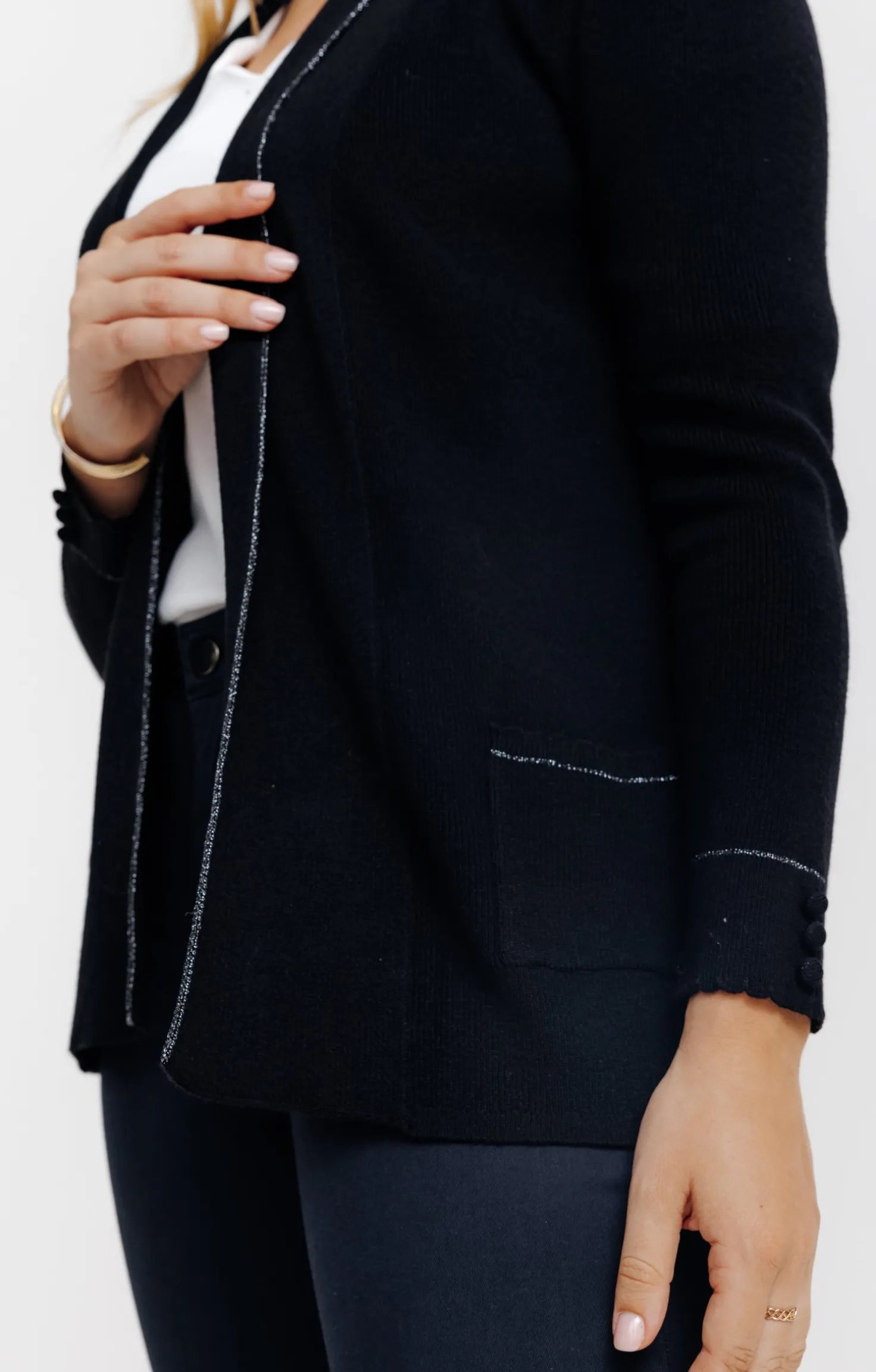 Cardigan côte anglaise -