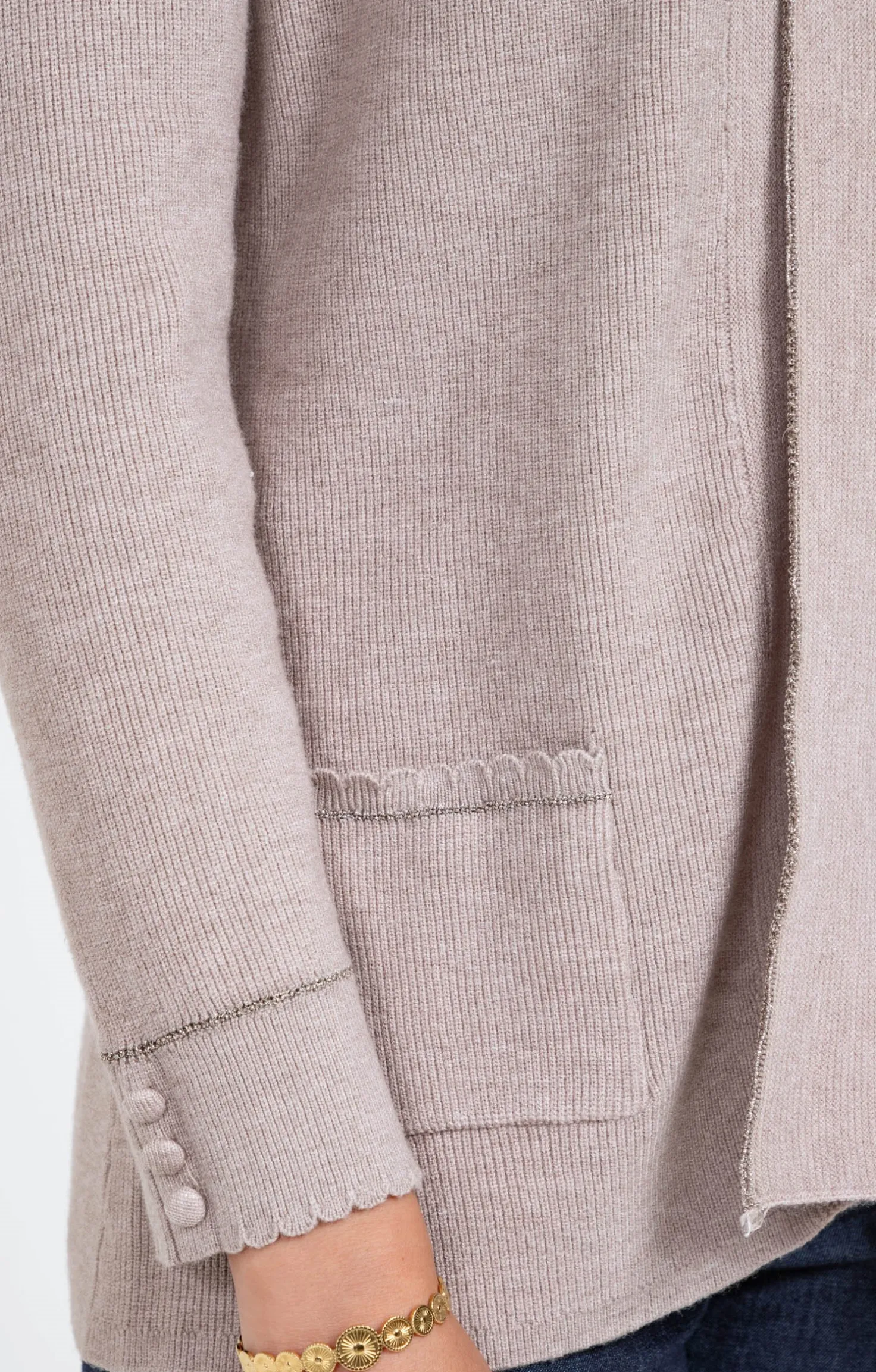Cardigan côte anglaise -