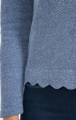 Cardigan festonné -