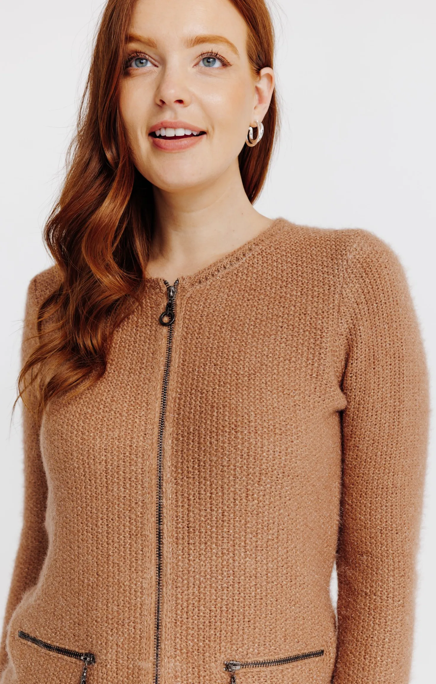Cardigan maille fluffy -