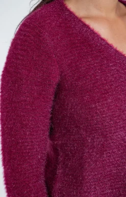 Cardigan maille fluffy -
