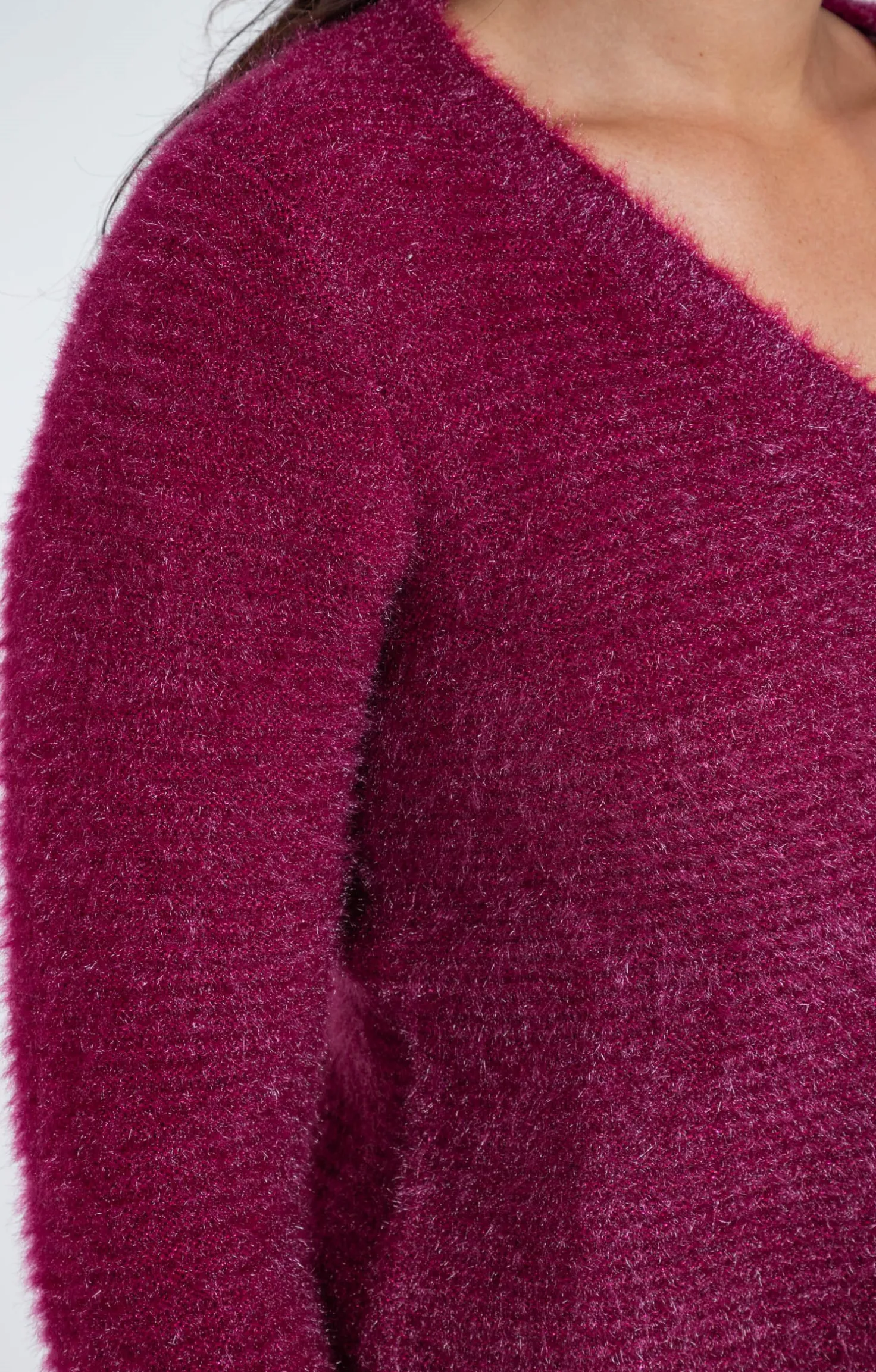Cardigan maille fluffy -