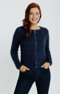 Cardigan maille popcorn -