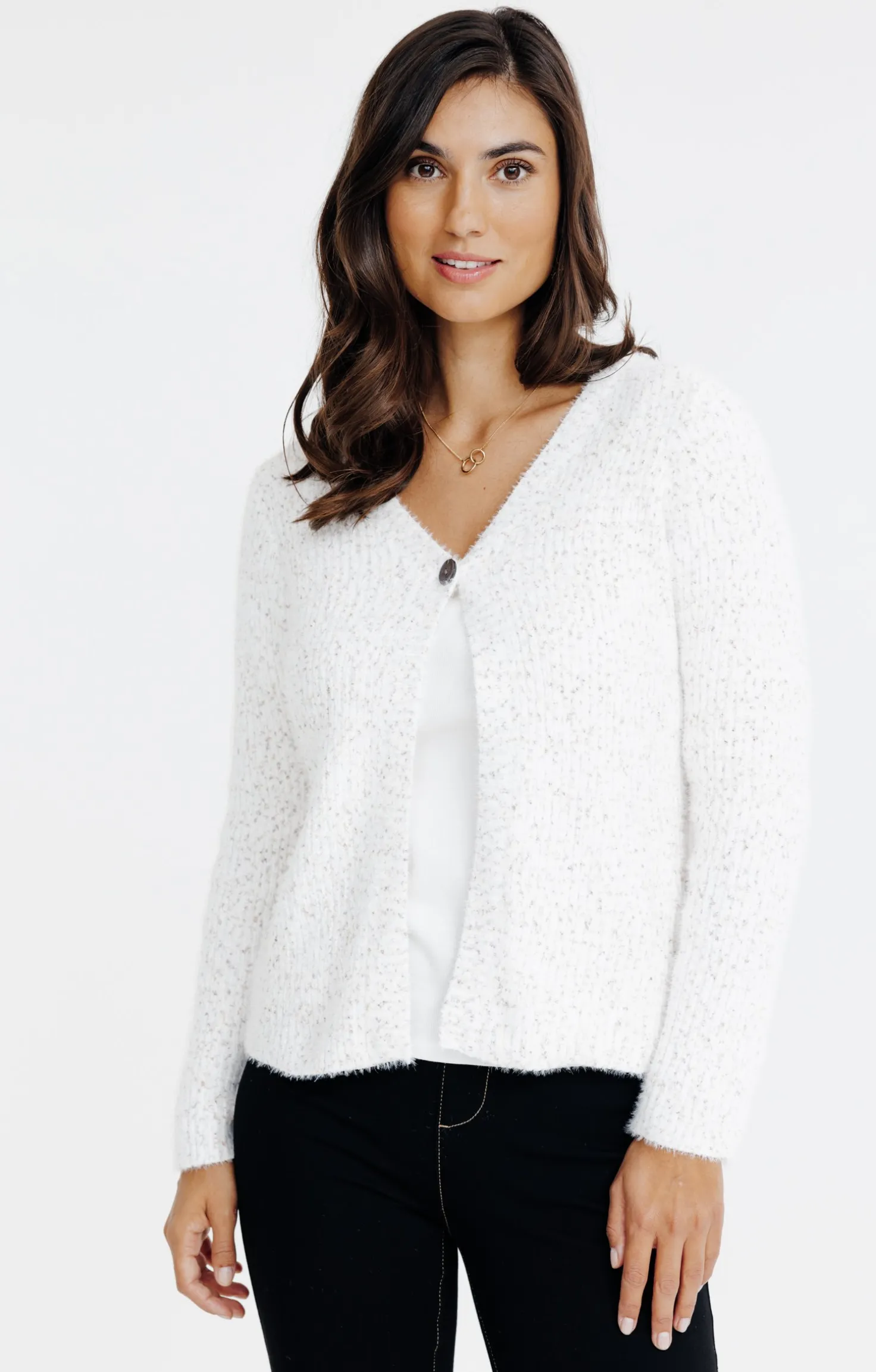 CARDIGAN MATIERE FANTAISIE -