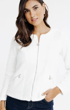 Cardigan matière fantaisie -