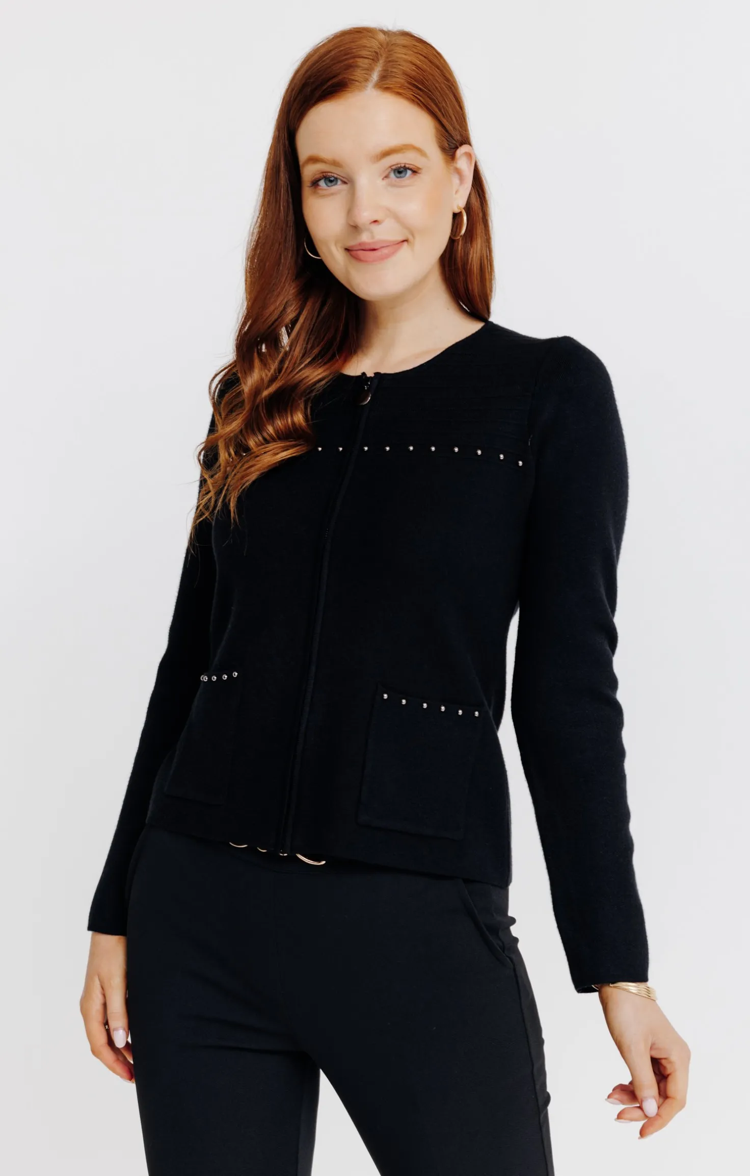 Cardigan zippé -