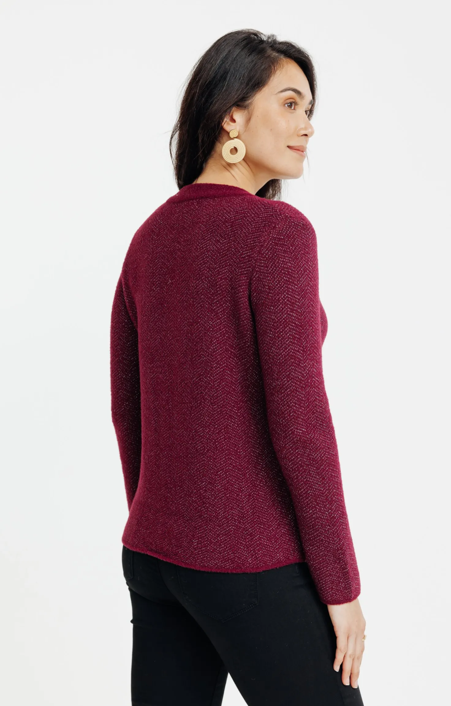 Cardigan zippé -