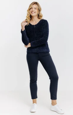 Cardigan zippé -