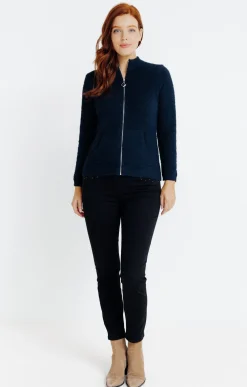 Cardigan zippé -