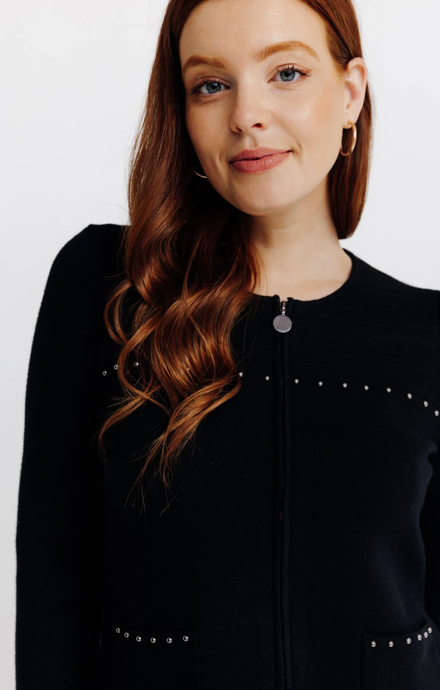 Cardigan zippé -