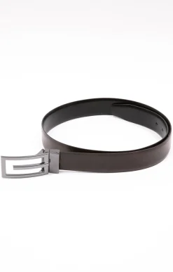 Ceinture à plaque réversible -