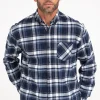 Chemise à carreaux en velours OCEAN -