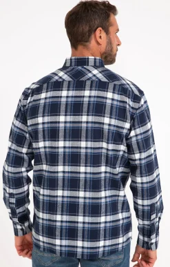 Chemise à carreaux en velours OCEAN -