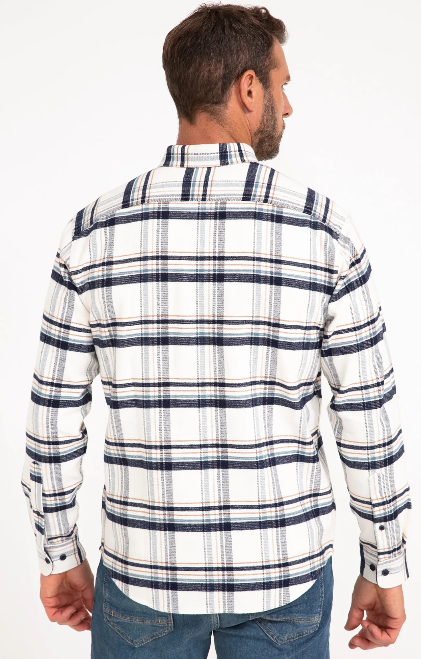 Chemise à carreaux manches longues NESS -