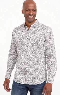 Chemise à manches longues MARCUS Gris -
