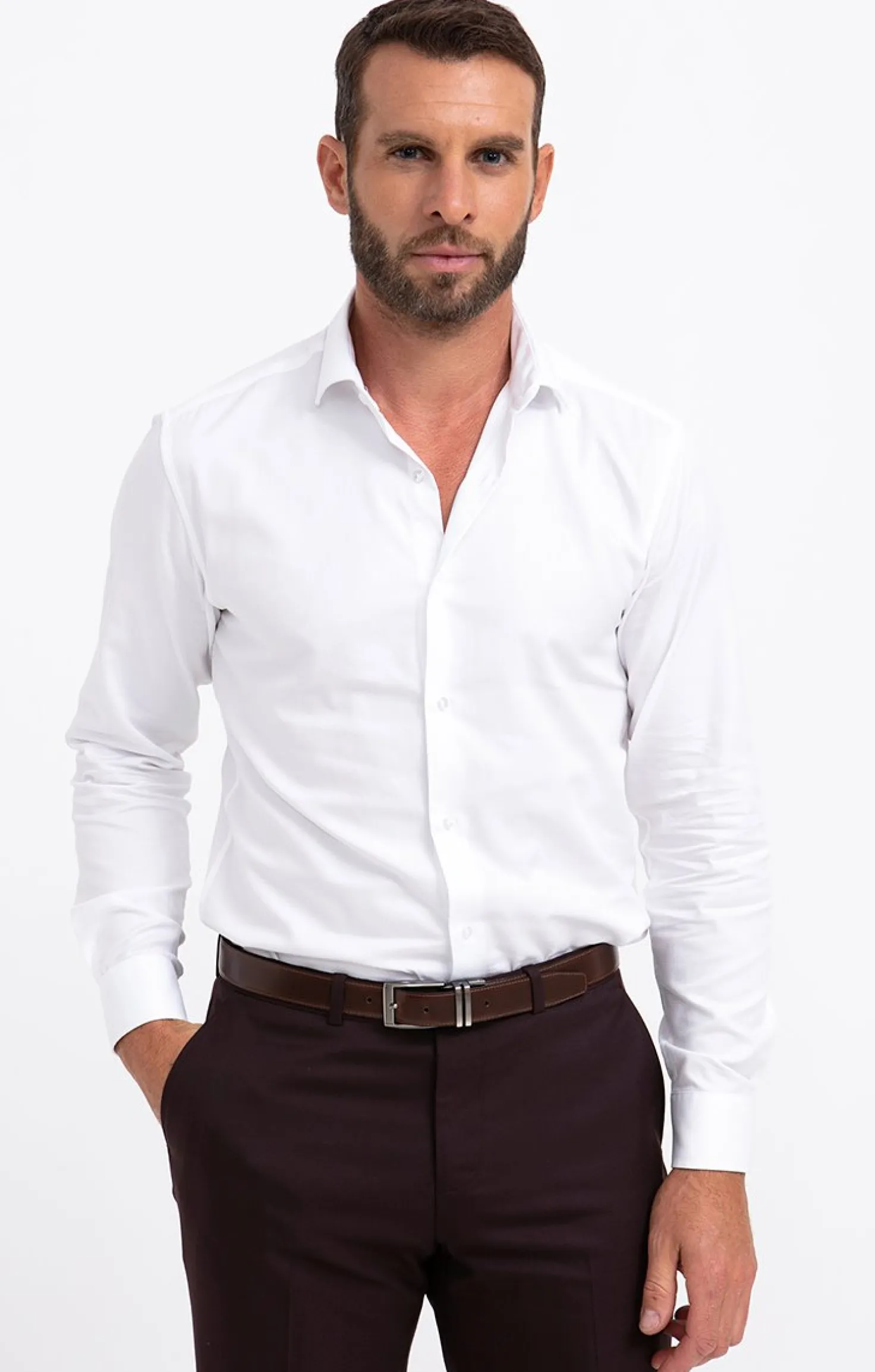 Chemise coupe ajustée Rubablanc -