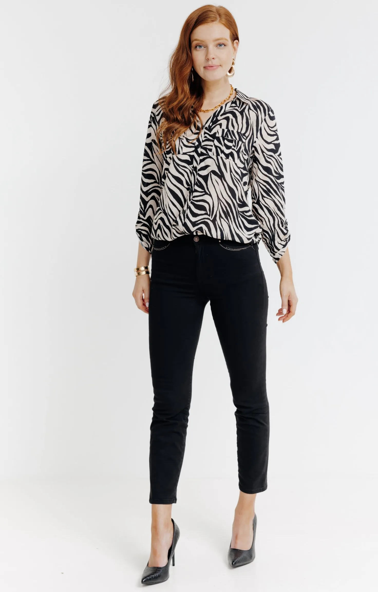 Chemise imprimé animal -