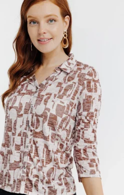 Chemise imprimé graphique -