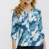 Chemise imprimée abstrait -