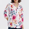Chemise imprimée fleurie -