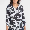 Chemise imprimée graphique -