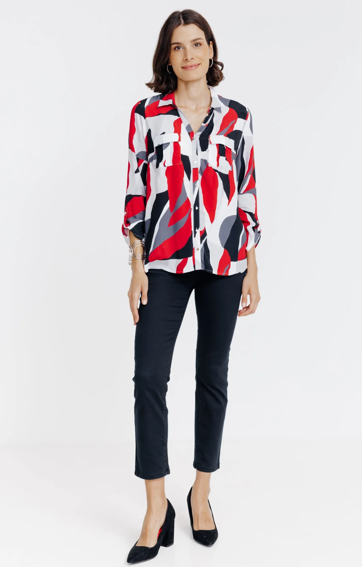 Chemise imprimée graphique -