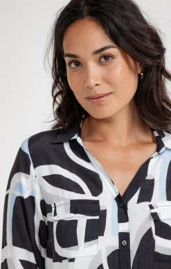 Chemise imprimée graphique -