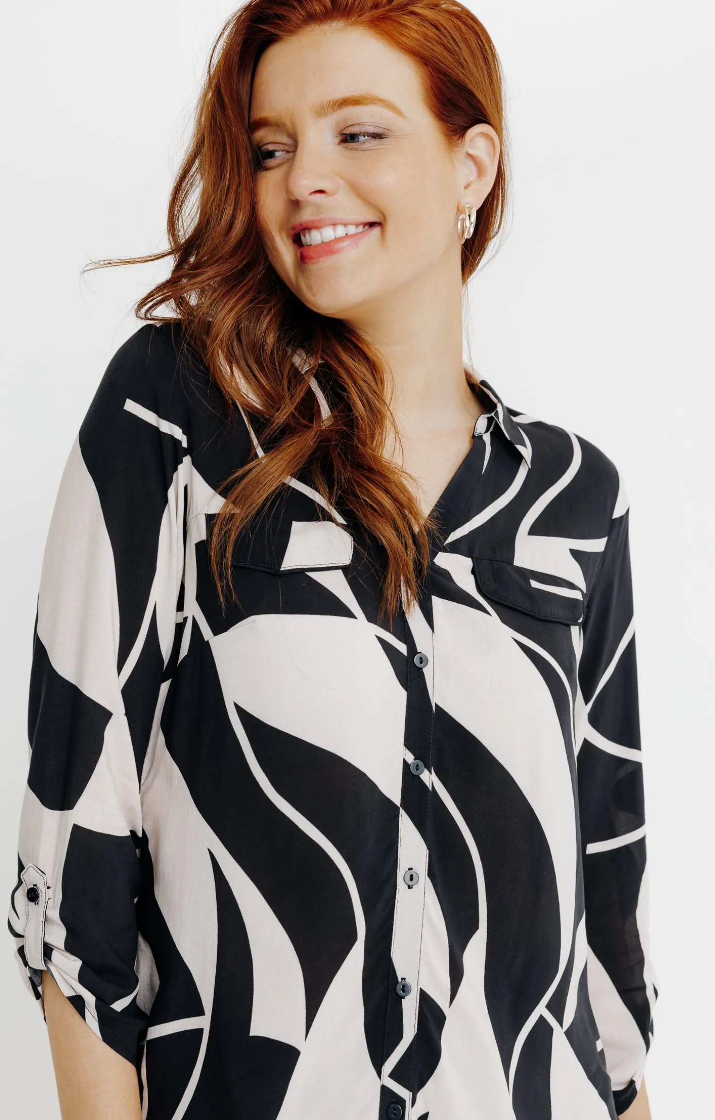 Chemise imprimée graphique -