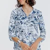 Chemise imprimée motif paysage -