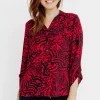 CHEMISE IMPRIME PEAU DE BETE BOUTONNEE -