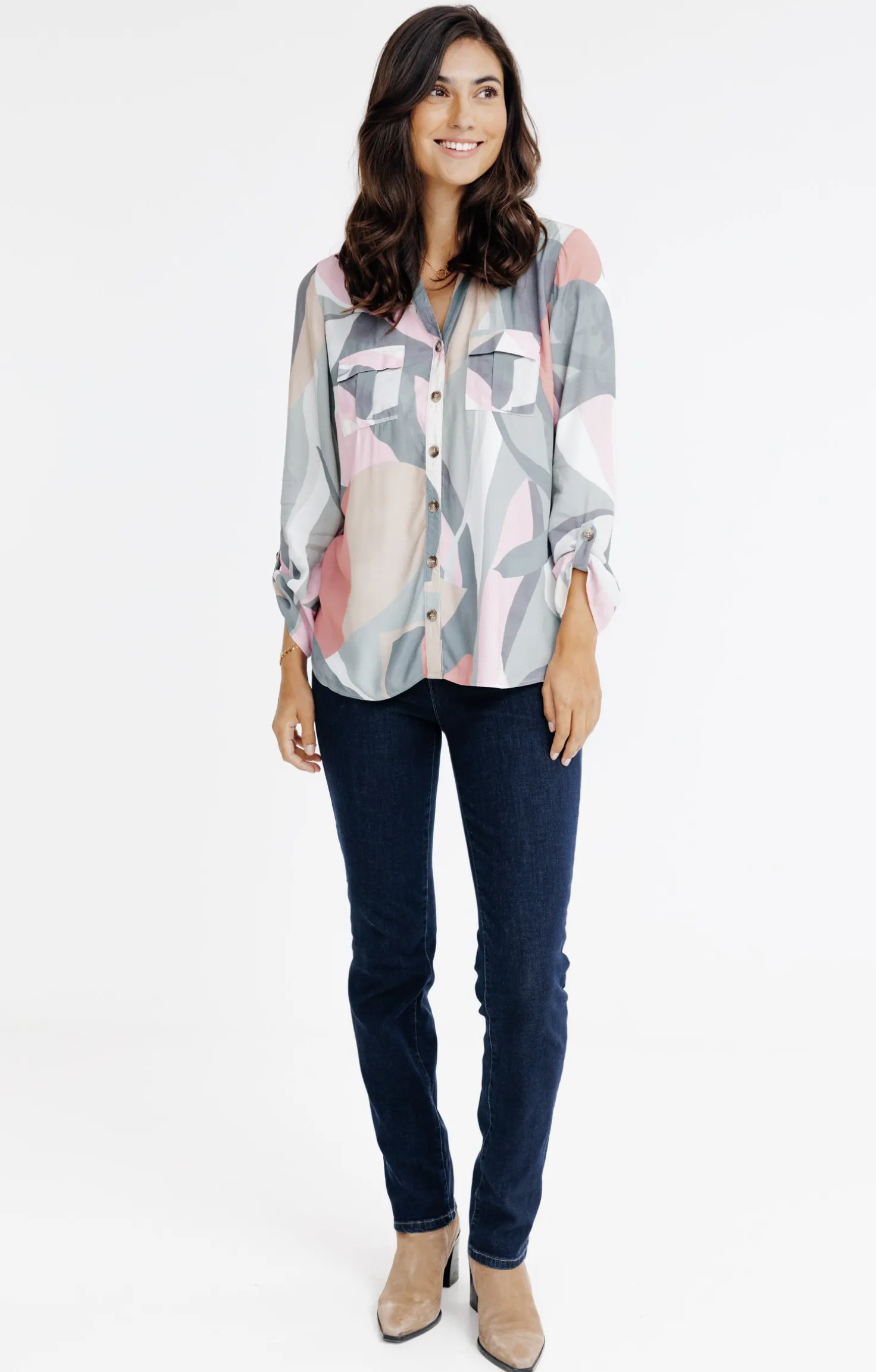 CHEMISE IMPRIMEE BOUTONNEE -