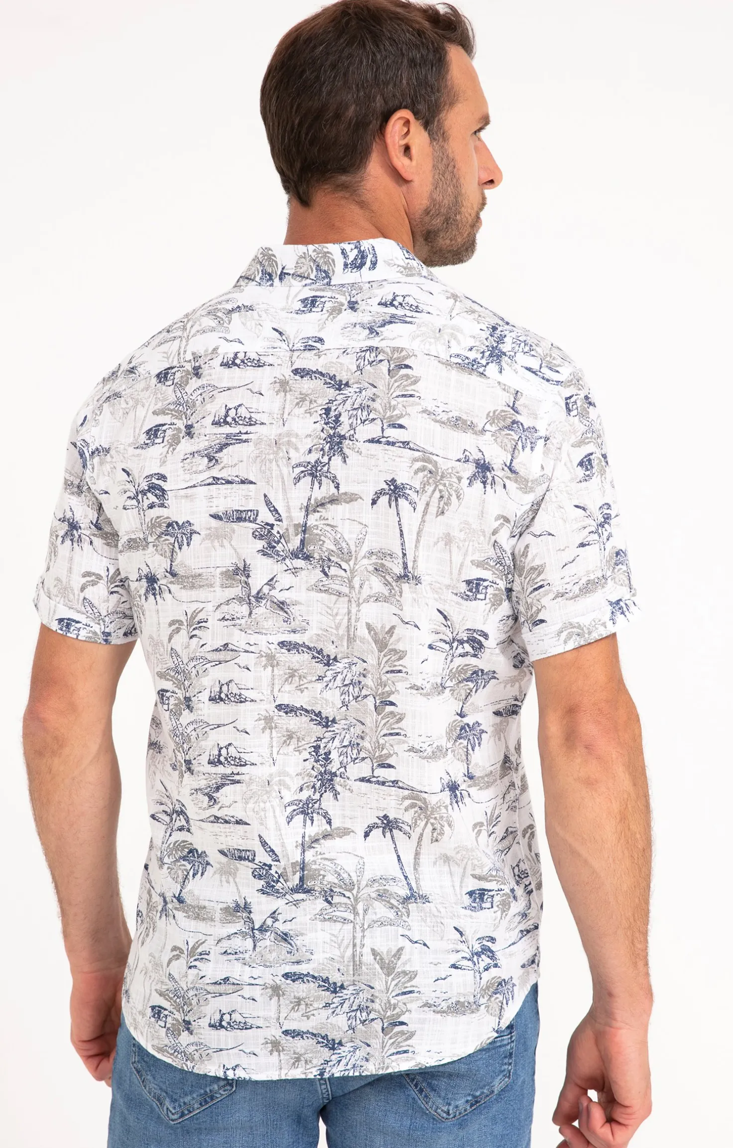Chemise manches courtes COSTA WHITE -