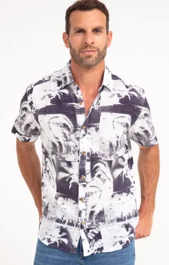 Chemise manches courtes PALMITO -