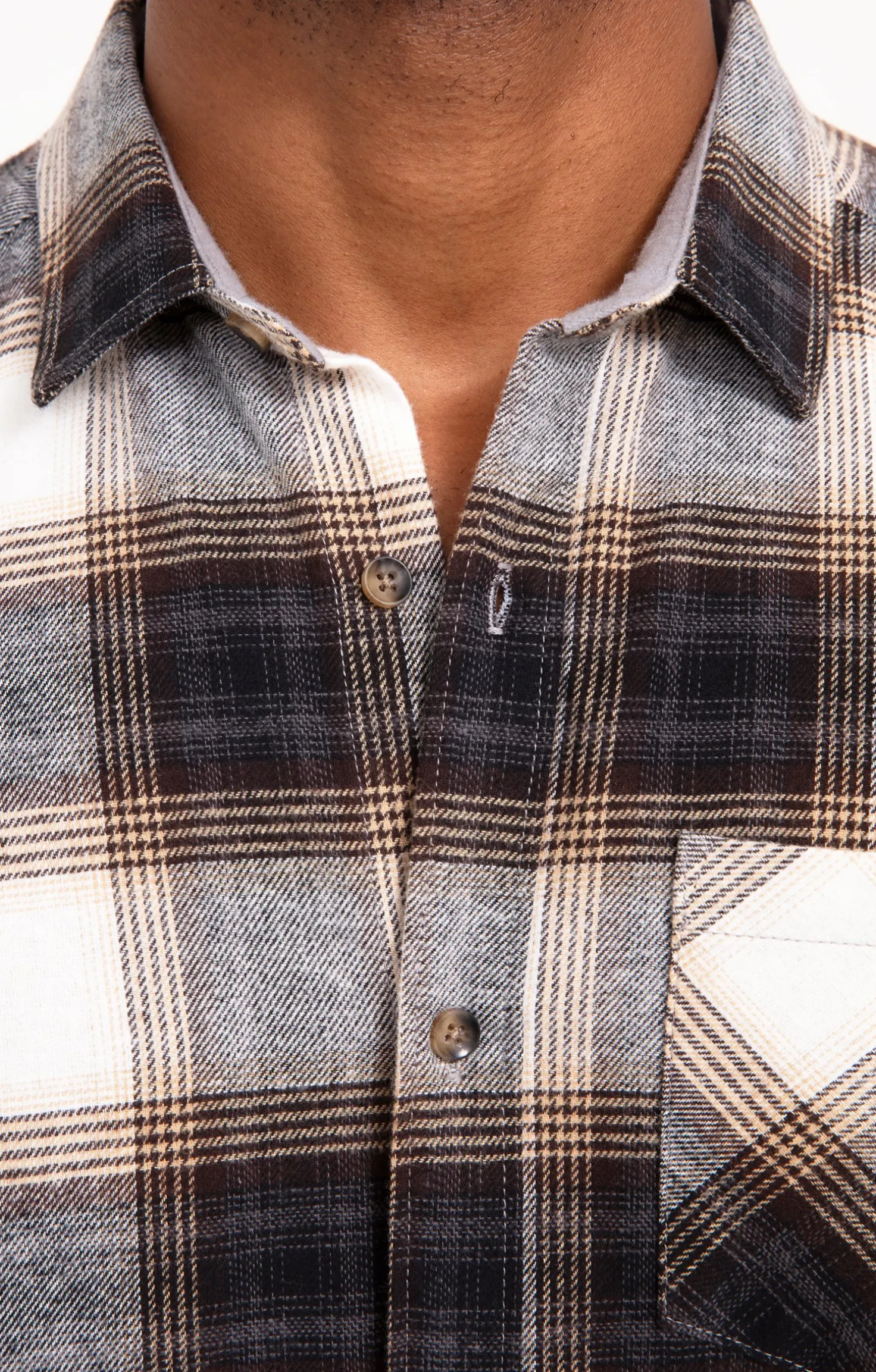 Chemise manches longue BROWN -
