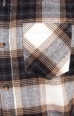 Chemise manches longue BROWN -