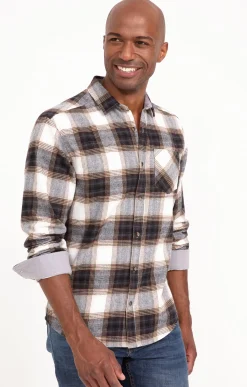Chemise manches longue BROWN -