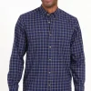 Chemise manches longues à carreaux -