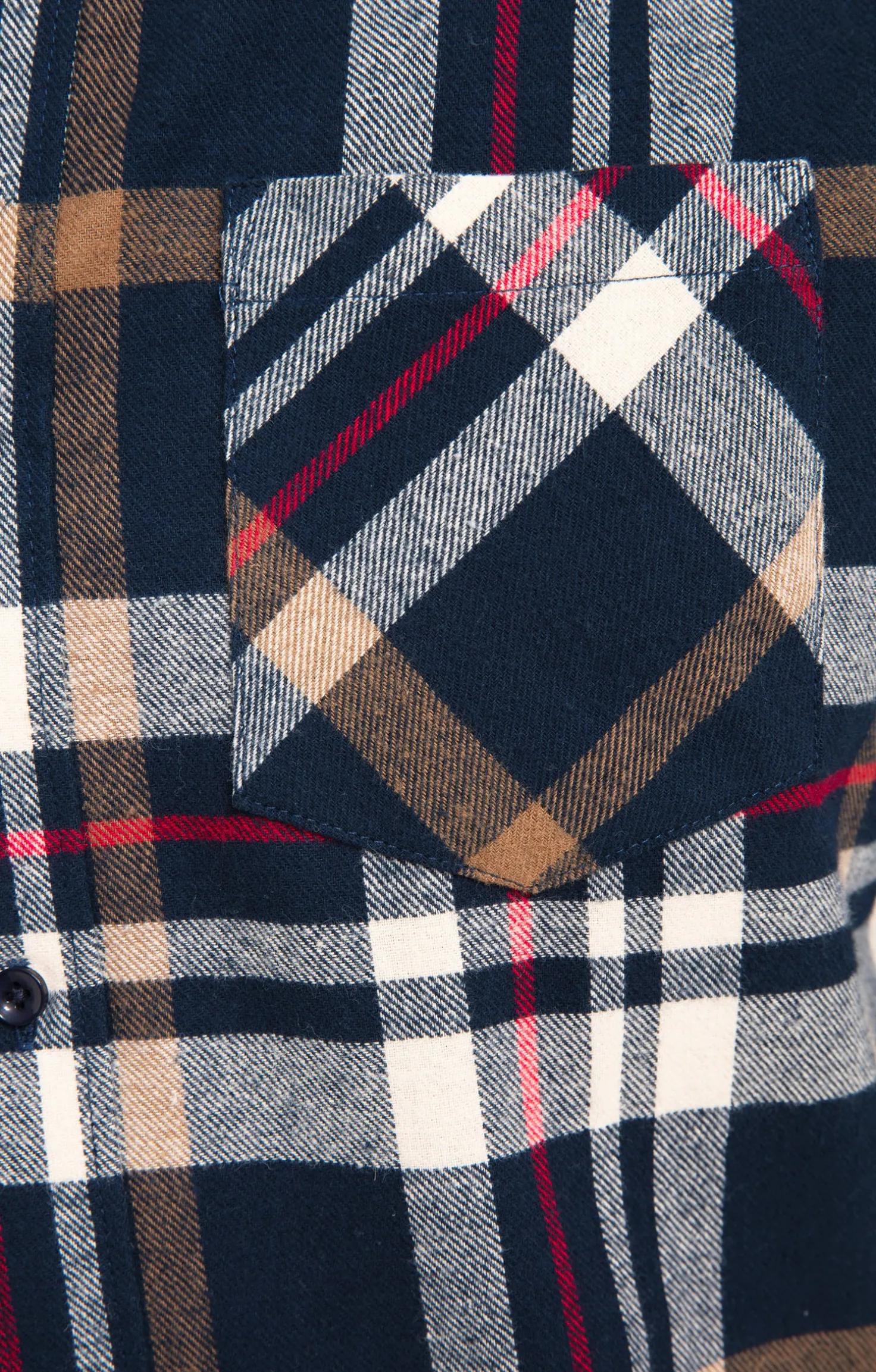 Chemise manches longues à carreaux -
