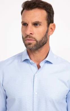 Chemise manches longues coupe ajustée -