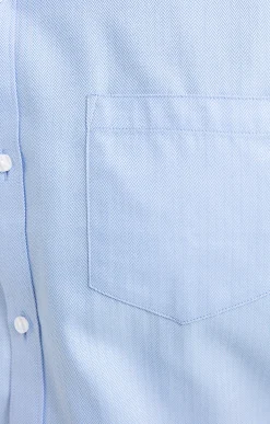 CHEMISE VILLE CHEVRON BLUE CONFORT -