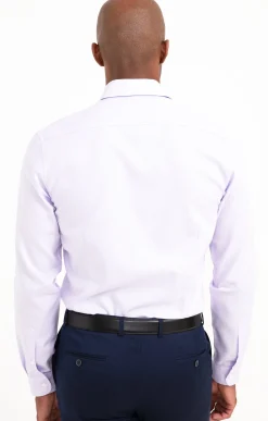 CHEMISE VILLE PURPLE CUBE AJUSTÉE -
