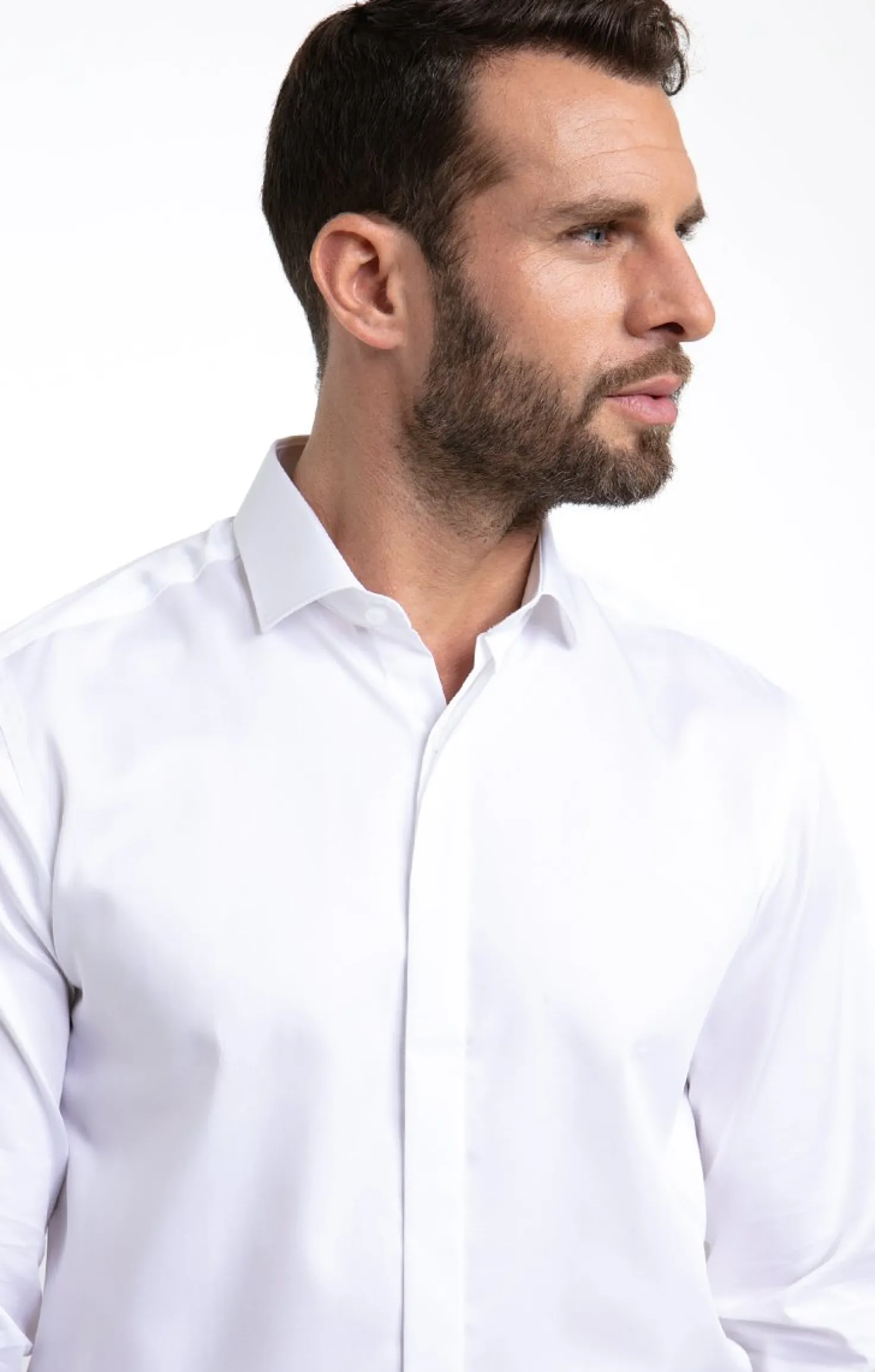 CHEMISE VILLE SATIN GC AJUSTÉE -