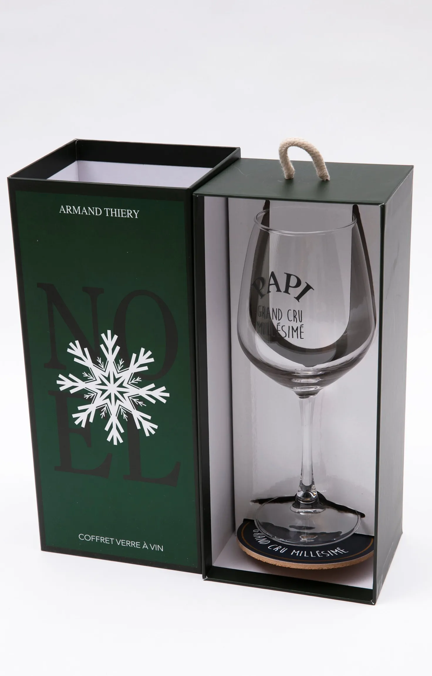 Coffret verre et sous-verre Papi -