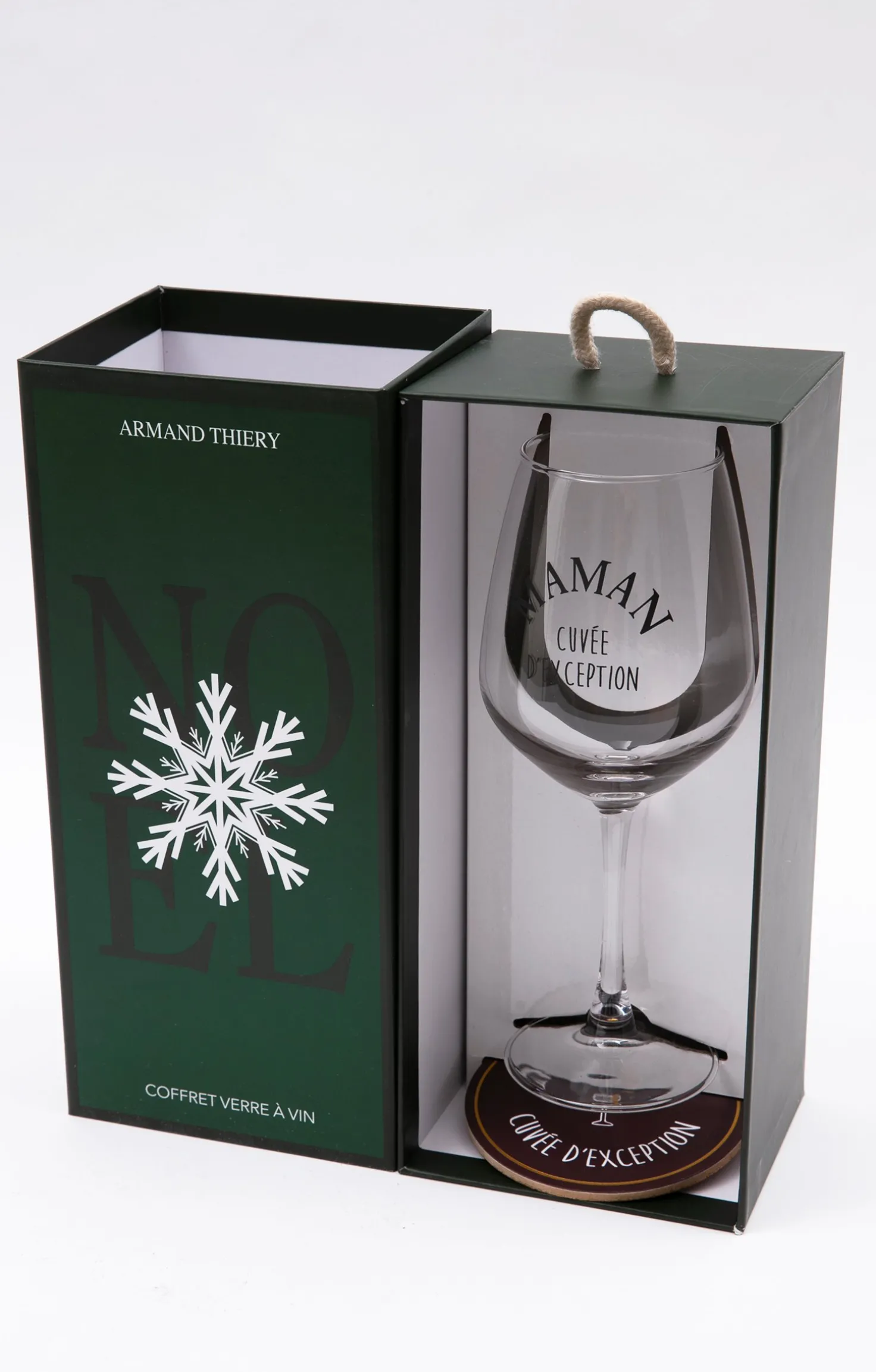 Coffret verre et sous-verre Maman -
