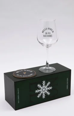 Coffret verre et sous-verre Belle-Soeur -