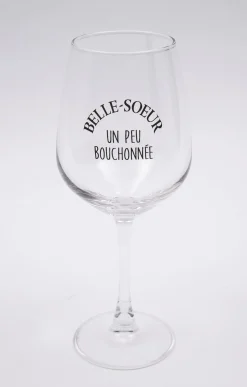 Coffret verre et sous-verre Belle-Soeur -